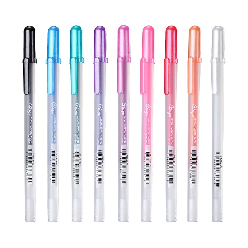 Sakura xpgb 12 видов цветов Высокое качество Профессиональный жирорастворимые Выделите гелевая ручка для рисования ярких