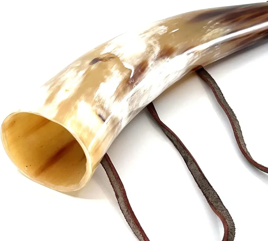 100% Natural Horn of buffalo and cow Handicraft Buffalo Blowing Horn Handmade Natural Buffalo Blowing Horn