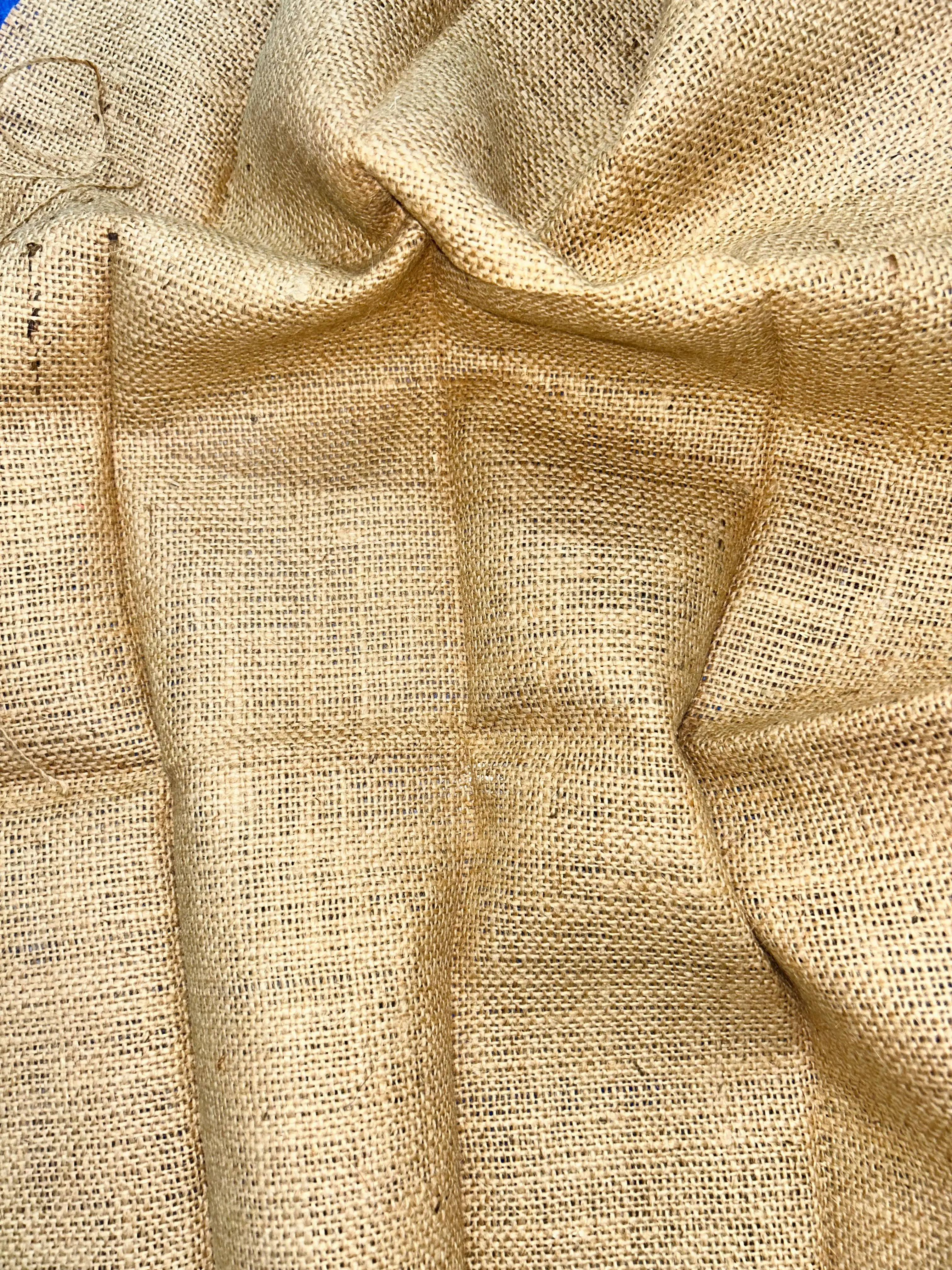Miraal 9.5 oz Eco-Friendly Jute Hessian Burlap Fabric 100% Biodegradable Woven Knitted Material Bags Covers Other Uses Kolkata