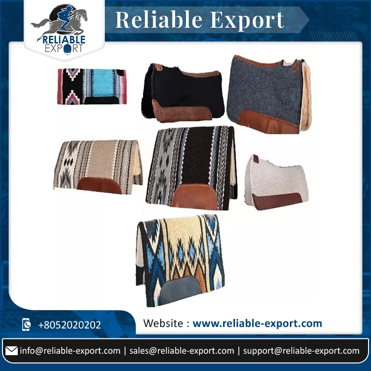 Hot Selling Contour Horse Western Saddle Pad Comfy Western Horse Saddle Pad