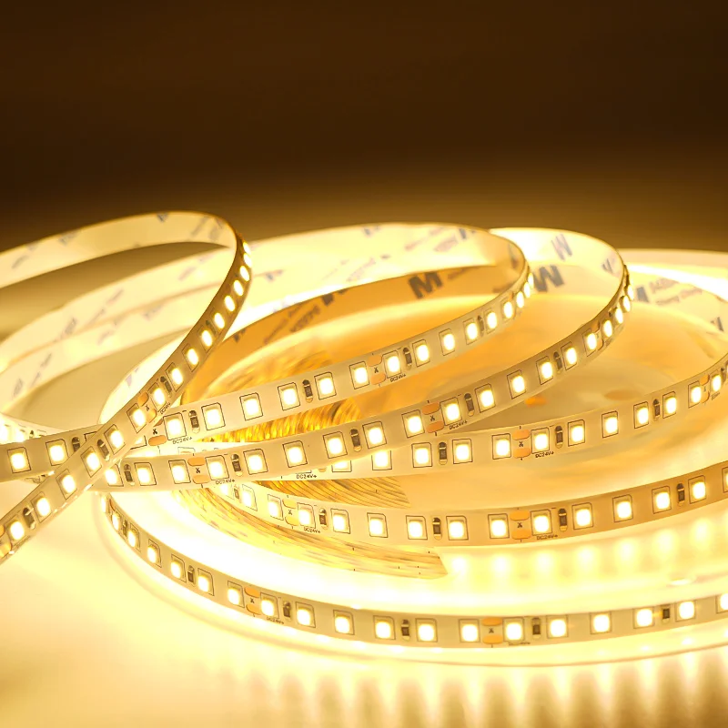 Hot Sale DC 12V/24V Flexible 2835 Led Light Strip IP20 120led/m 3000k 4000k 6000k Cuttable Led Strip Light