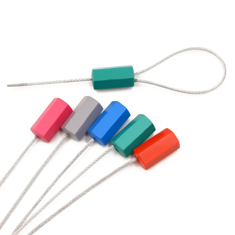 PN-CS5101 aluminum hexagonal cable seal selflocking cable seal barcode cable seal for cargo