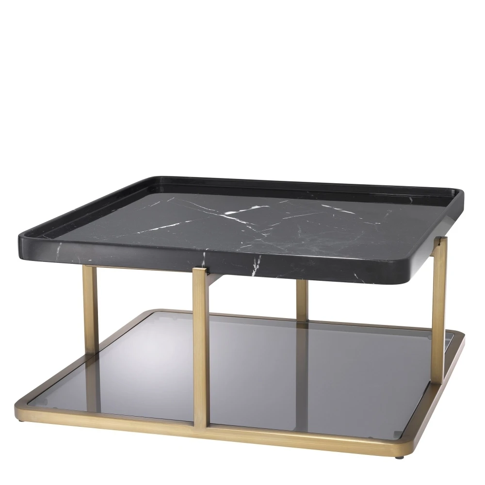 Fancy Design Iron Side Table Marble Top Side Table Hot Sale Furniture Sofa Side Table for Home Indian Metal Handicrafts