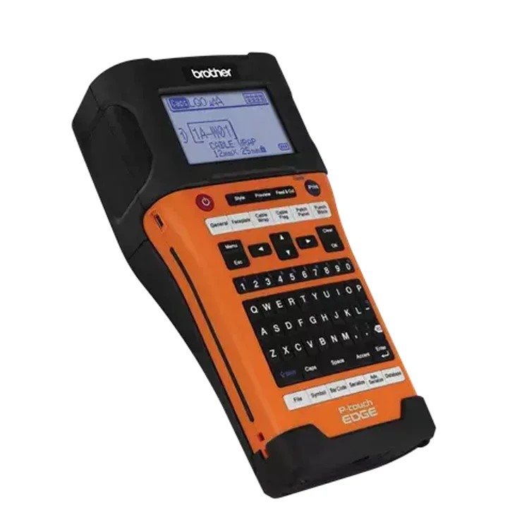 Best Quality Industrial Handheld Labeling Tool Kit Labelers Auto Cutter & Computer Connectivity for Cables, Patch Panels