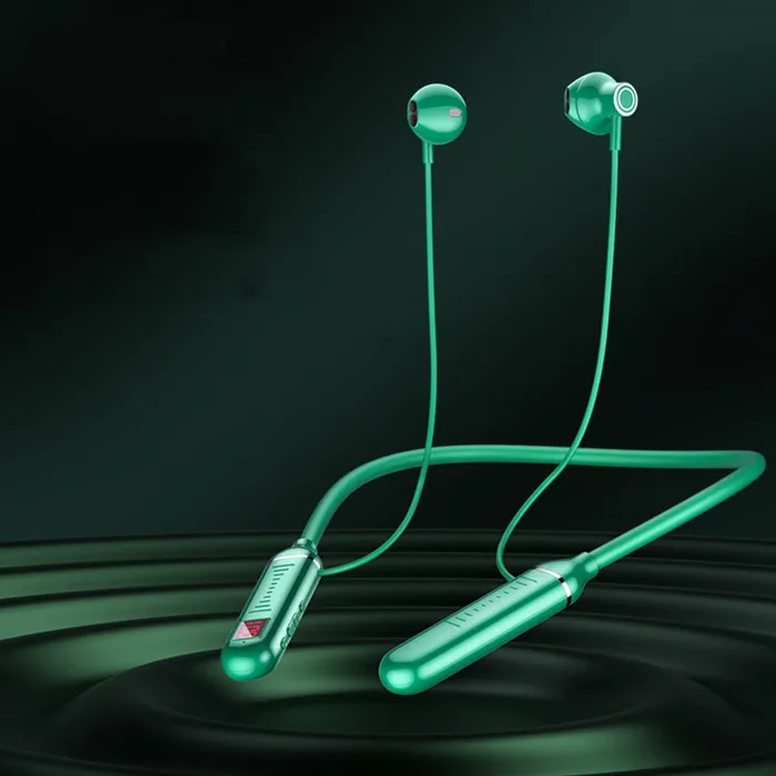 Wholesales Magnetic Earbuds Wireless Sports Earphones Neckband Headphones Neck Hanging Headset