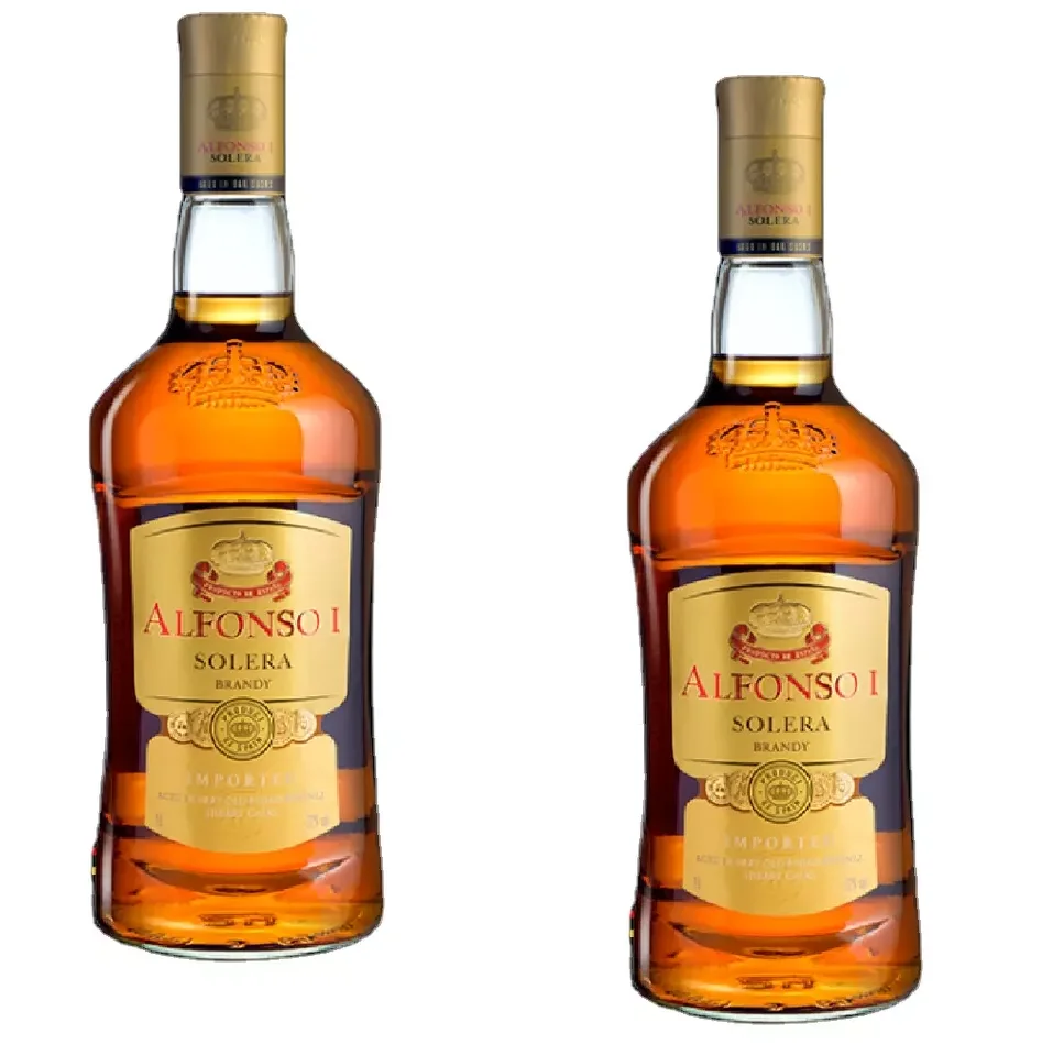 e Distilled Wine Spirits Alfonso IJerez Solera Premium Quality Hot selling Bottle Packaging Brandy Vintage