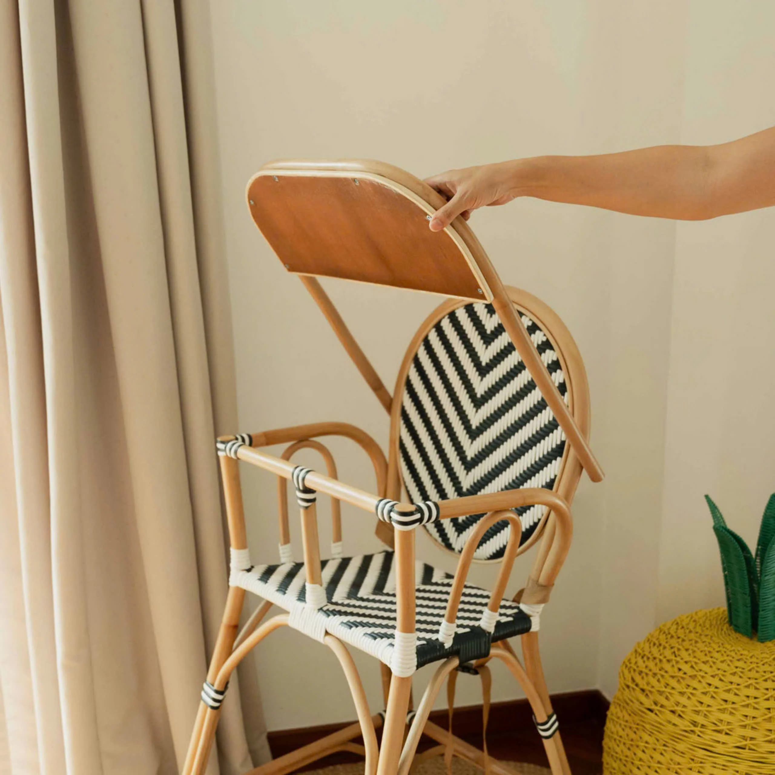 Best Seller Rattan Kid High Chair Has Meal Tray Handicraft High Chair For Kid Nhat Mihh Vietnam Living Room Dining Room Bedroom