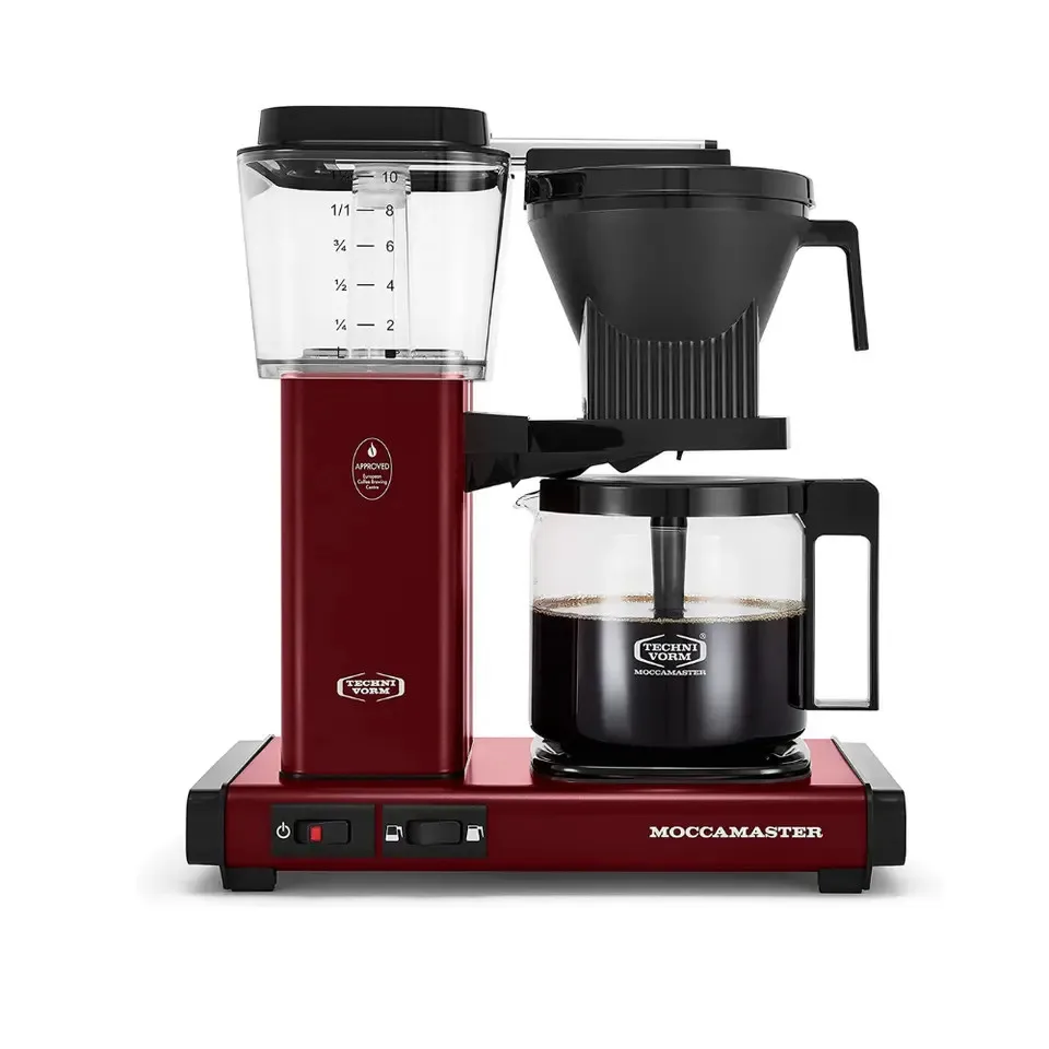NEWW product Technivorm Moccamaster 53929 KBGV 10-Cup Coffee Maker Merlot Red, 40 Ounce, 1.25l