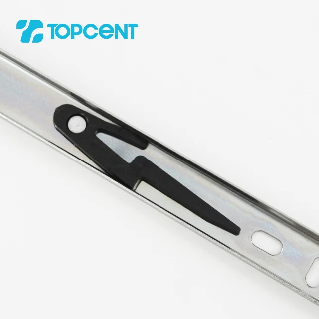 TOPCENT Furniture Metal Kitchen Telescope Channel rieles para cajon Cabinet Hardware Drawer Slide Rail