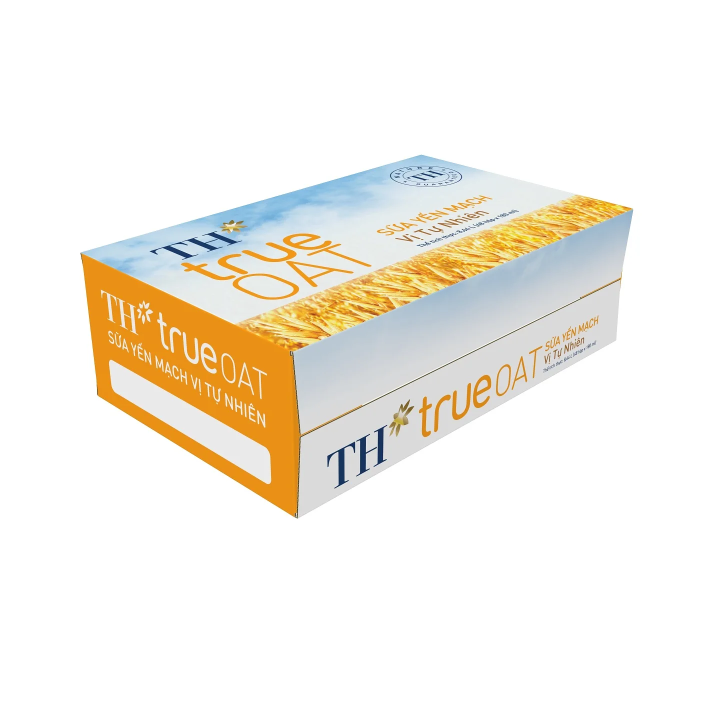 TH true OAT Natural Plain Oatmilk 180ml Natural Sweetness Soluble Fibre Bulk Blended Organic Grain Oat Milk