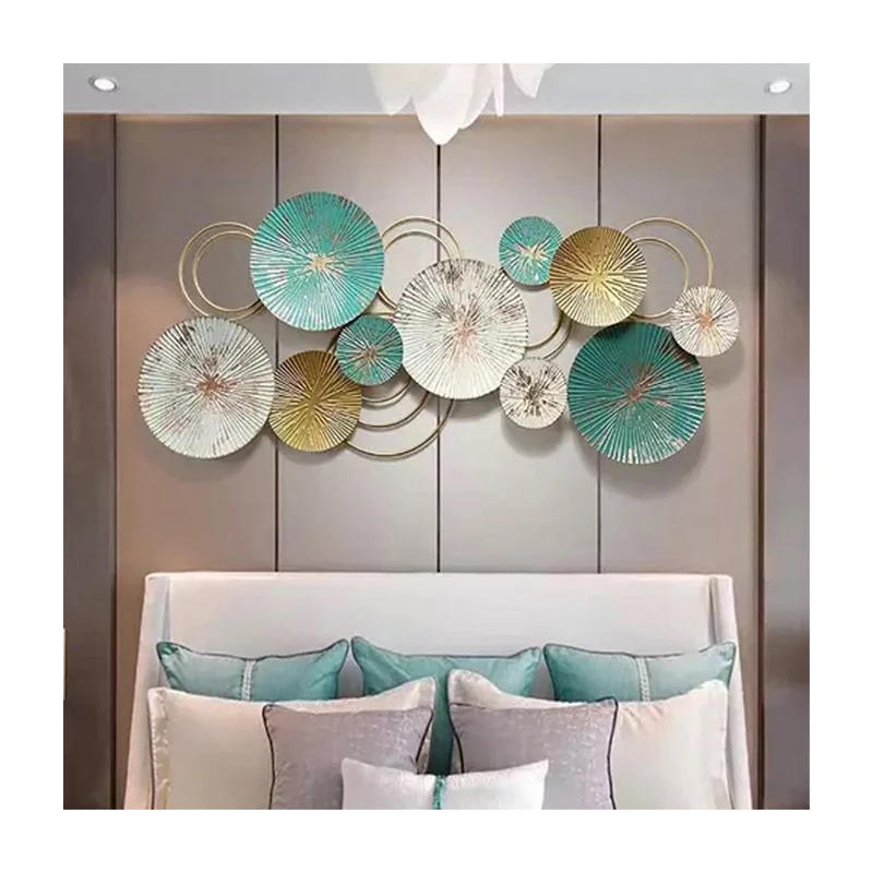 Vantage Hot Metal Modern Style Wall Hanging Decor Multi Color Interior & Exterior Wall Art Hanging Decor Flower Metal Wall Decor