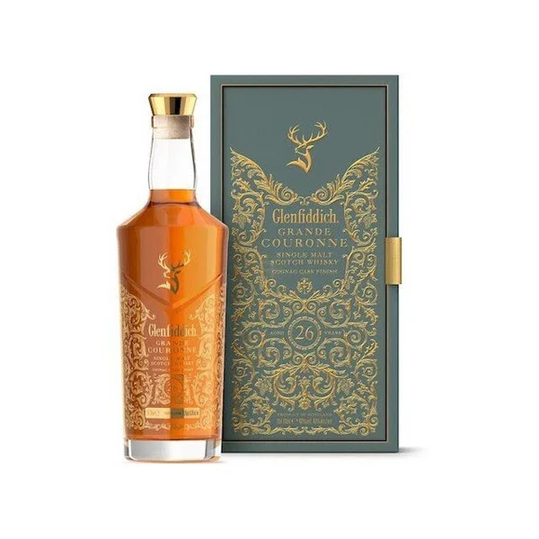 Glenfiddich 26 Year Old 750 ml Red Label Whisky 750 ml Black Label Whisky Bottles
