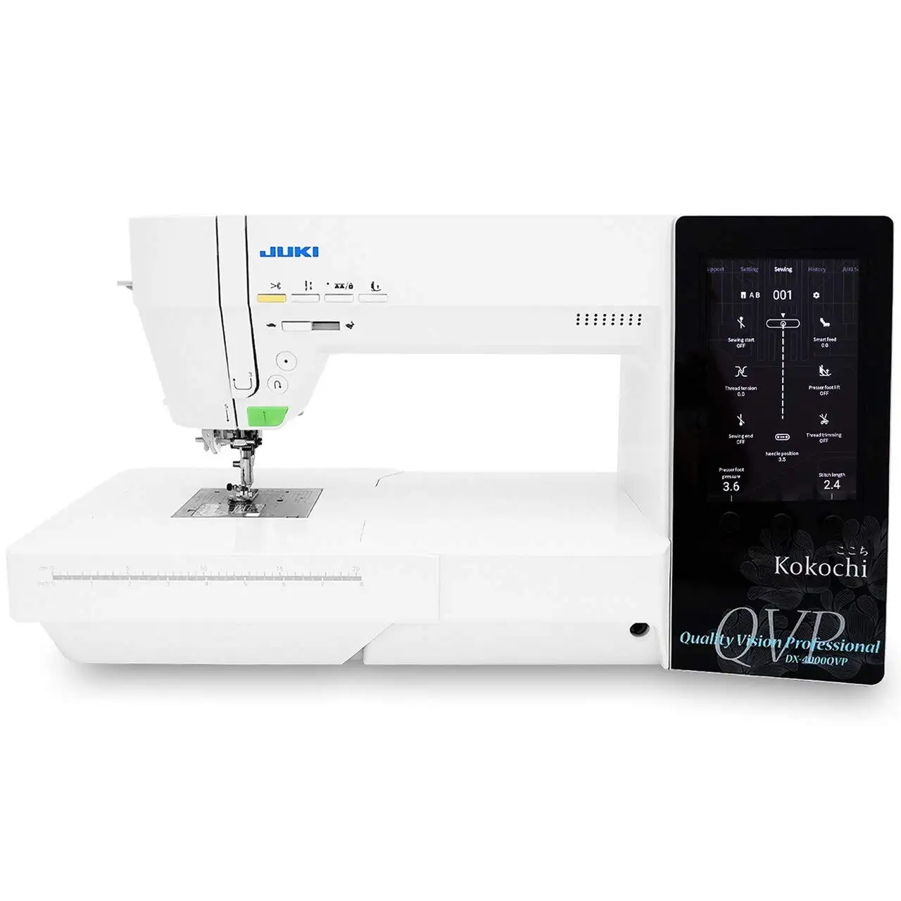 Лучшее высокое качество Jukis Dx-4000qvp Kokochi 12 дюймов рука Профессиональное швейная машина