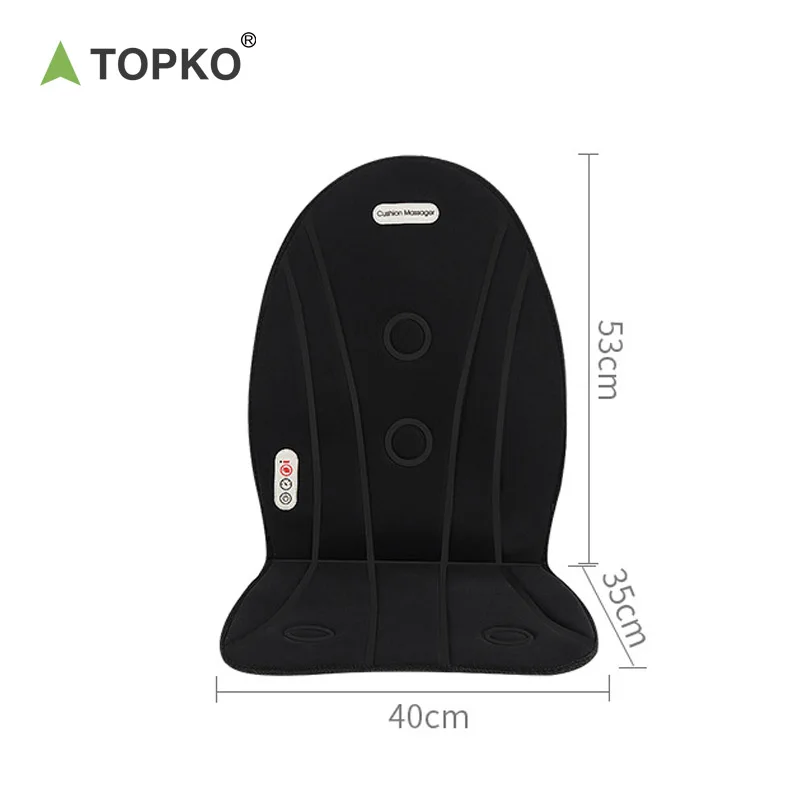 TOPKO Temperature Control Folding Breathable Heated Seat Cushion Pad for Camping Fishing Office Chair Heated Seat Cover