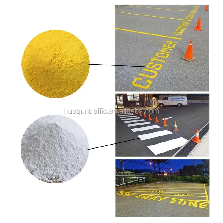BS3262 British standard White high way painting thermoplastic powder paint road marking thermoplastic paint supplier