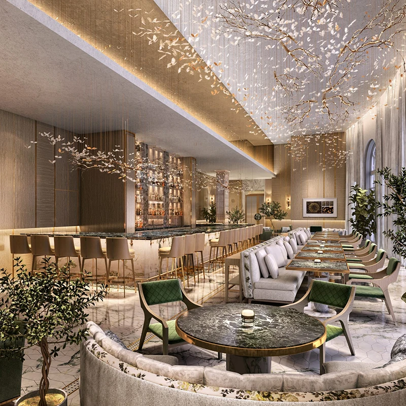 Manufacturer Luxury Design Commercial Modern Nightclub Lounge Cocktail Wine Cafe Table Hotel Bar Furniture for Club