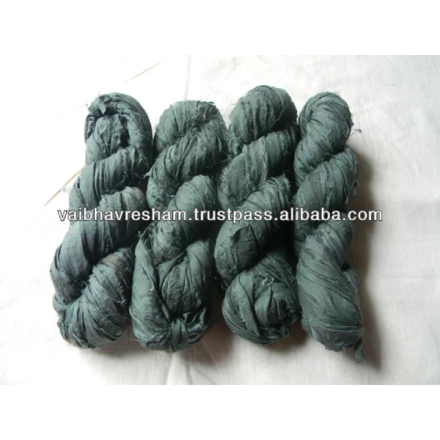 Recycled Sari Silk Ribbon For Knitting & Craft Work