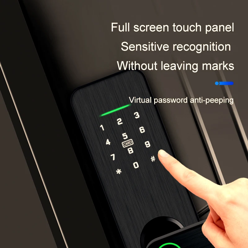 X6 fingerprint lock Keyless Digital Biometric serrure intelligent Front Door Lock Smart Cerradura Inteligente Gate Lock