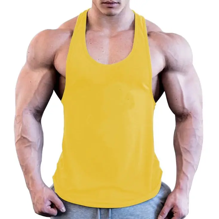 Compression Tank Tops Men Singlet Seamless Running Singlet Men Summer Sports Wear Stringer Tank Top Bodybuilding Basketball Vest