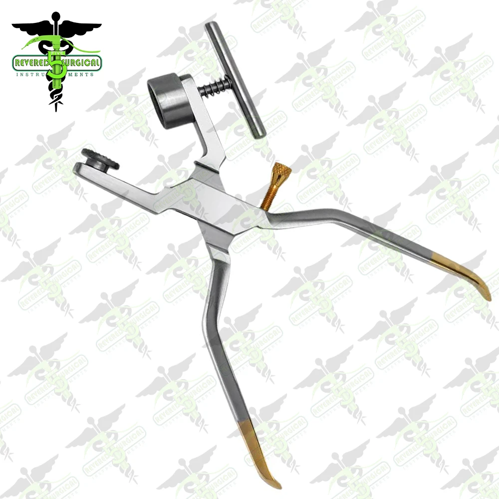 Arman Instruments Bone Morselize Mill Crusher with Titanium Plates Dental Implant Grafting by Five Revered Surgical