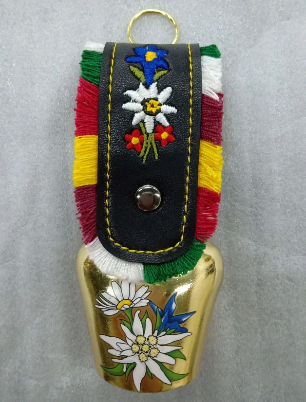 Top Sale Custom Logo Supplier Metal Small Gold Swiss Cow Bells