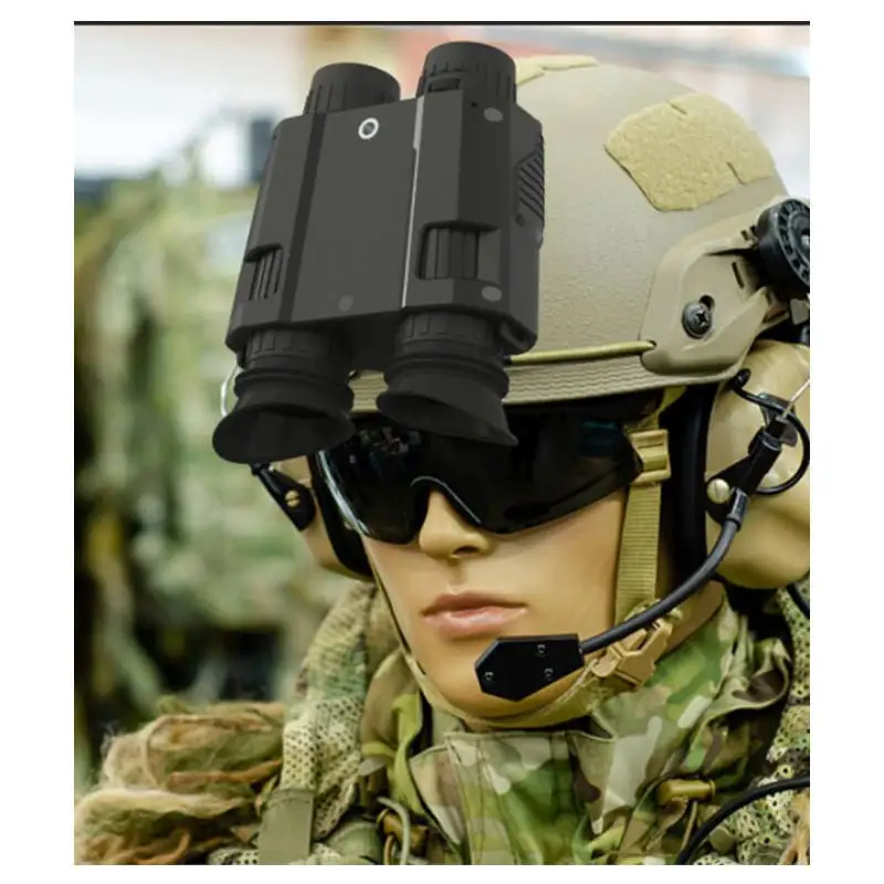 NV8000 3D Night Vision Goggles Binoculars Rechargeable Flip-up Scope Tactical Grade Helmet Mounted Goggles
