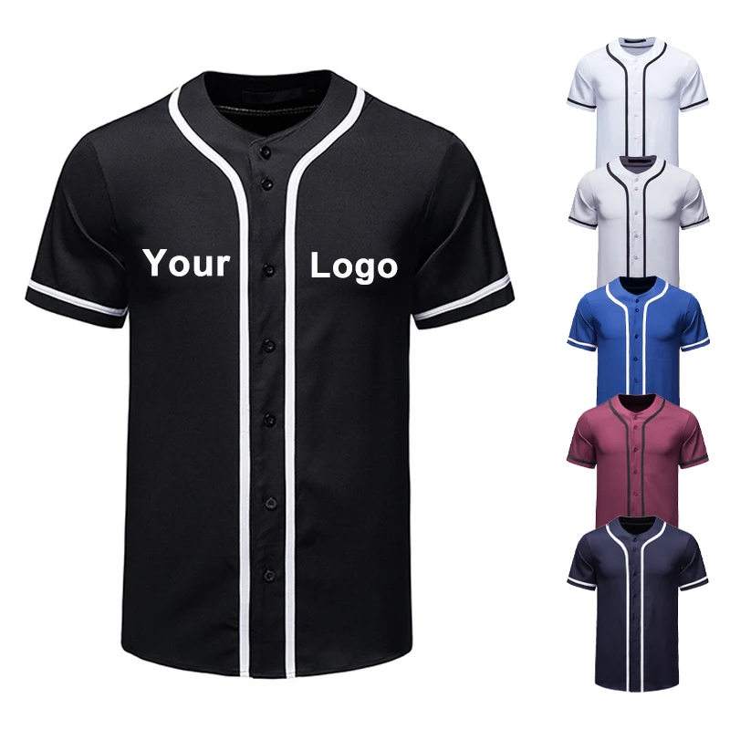 High Quality Sublimation Mens Baseball Jerseys Custom Blank Wholesale Jerseys Baseball Uniform T Shirts Baseball & Softball Wear