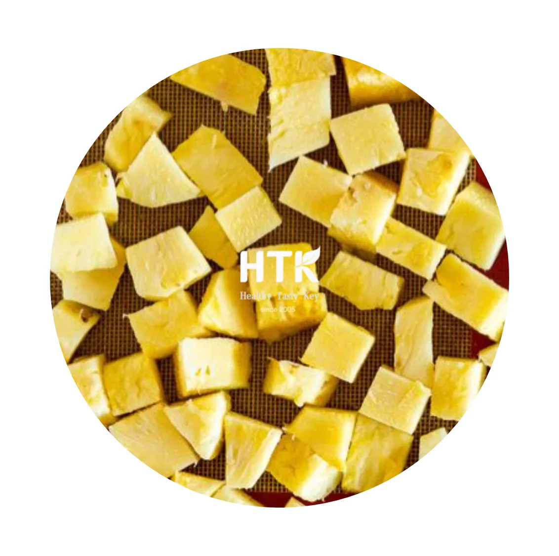 Лидер продаж 2022 ЗАМОРОЖЕННЫЙ КУБИК ананаса IQF сделано в Вьетнаме 100% натуральный От HTK FOODS для пищевых продуктов и