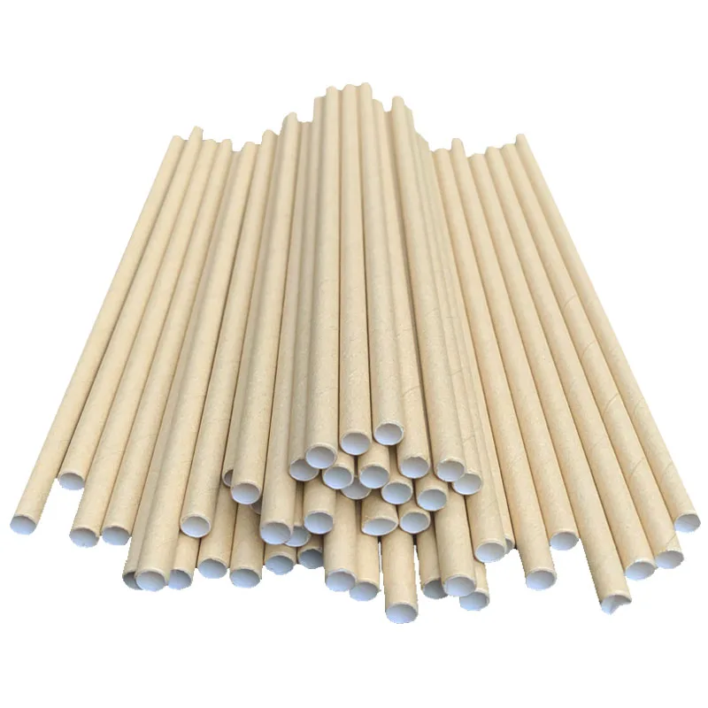 Природный глоток и экономия: бумажные соломинки высшего качества-100% биоразлагаемые перерабатываемые компостируемые