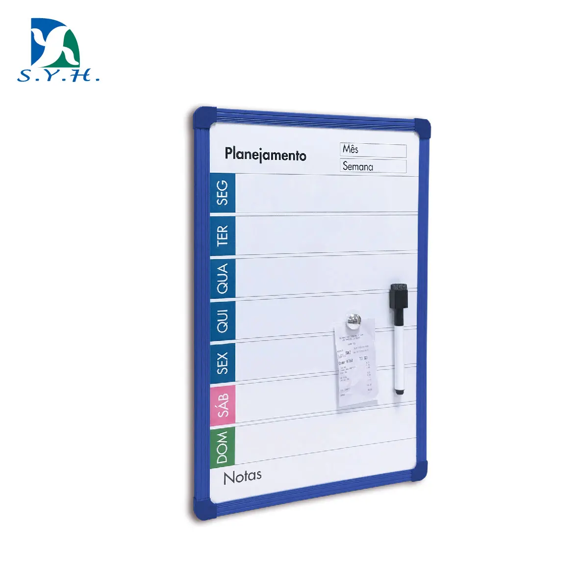 Magnetic Monthly Planner and Memo Calendar Whiteboard