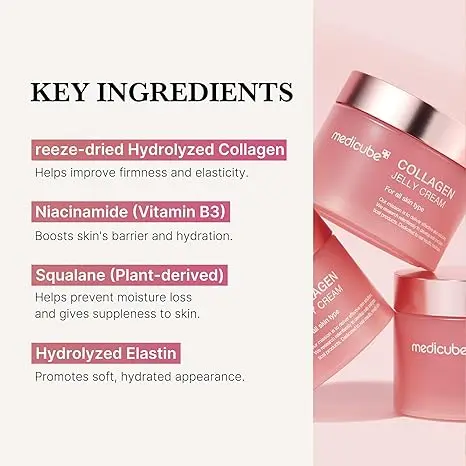 New Arrival Hot Selling Korean Skincare Product Wholesale  MEDICUBE Collagen Jelly Cream 110ml