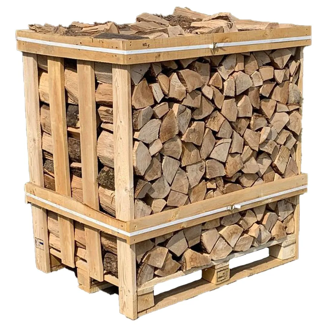 Kiln Dried ASH, OAK, BIRCH, BEECH Logs Large Crate Top Quality Kiln Dried Split Firewood / Beech Firewood/ KD firewood on pallet