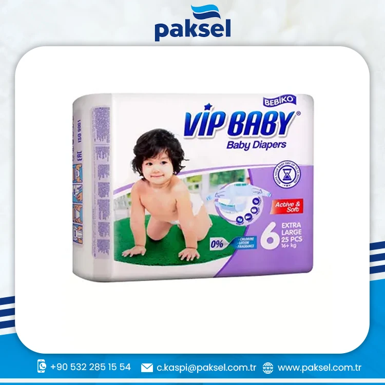 Лидер продаж детские подгузники Bebiko VIP Active и Soft Extra доступны по последней рыночной цене