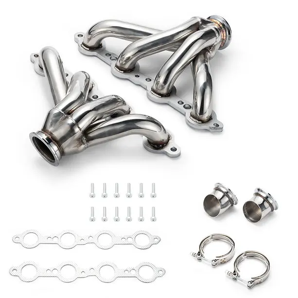 Honda выпускной коллектор для LS1 LS2 LS3 LS6 4.8L 5.3L 5.7L автомобилей из нержавеющей стали включает в себя трубы
