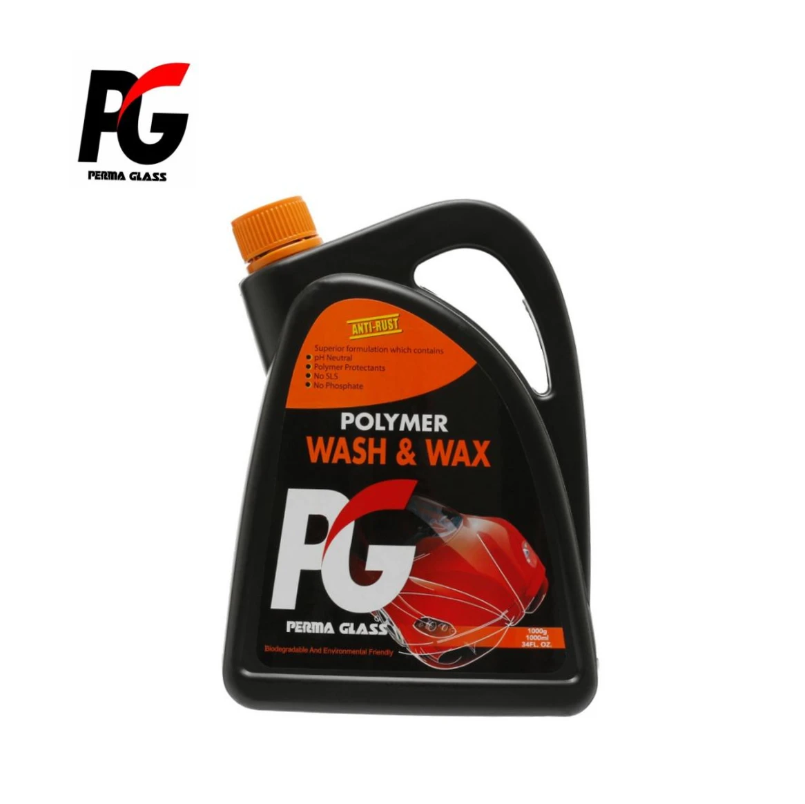 Famous Leading Vehicle Tools Manufacturer Car Protection for Exterior and Interior PG Polymer Wash & Wax Car Shampoo (1000ml)
