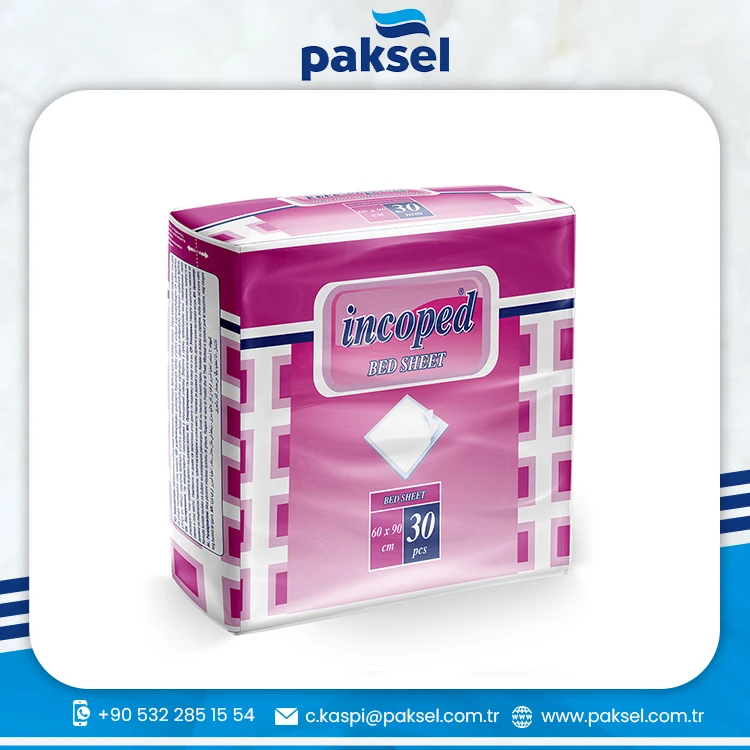 Bulk Supplier Incoped Bed Sheet Under Pad  Soft and Comfortable Sheet available At Latest Market Price