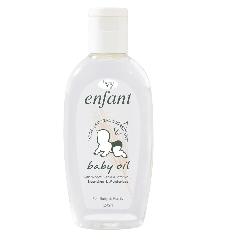 High quality 150ml Malaysia Enfant Wheat Germ & Vitamin E Soothing Baby Care Skin Oil Suitable for all skin type