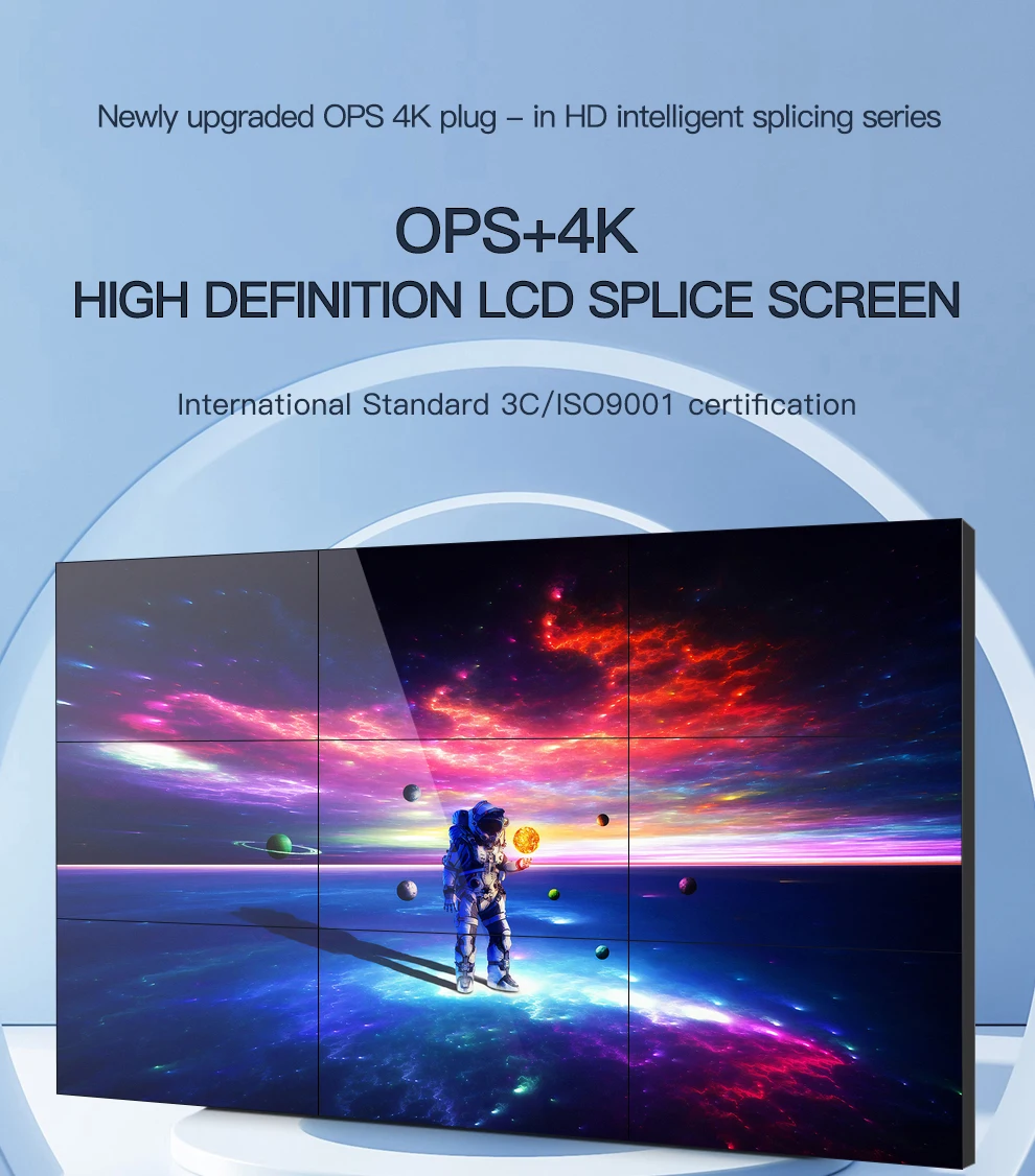 Wholesale 3.5mm Advertising LCD Splicing Video Wall Screen Display Mount Panel LCD Display