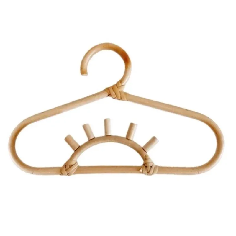 OEM Service Quality Best Material Eco-friendly Amazon Trend clothes hangers for sale Rattan Clothes Hanger Made In Vietnam