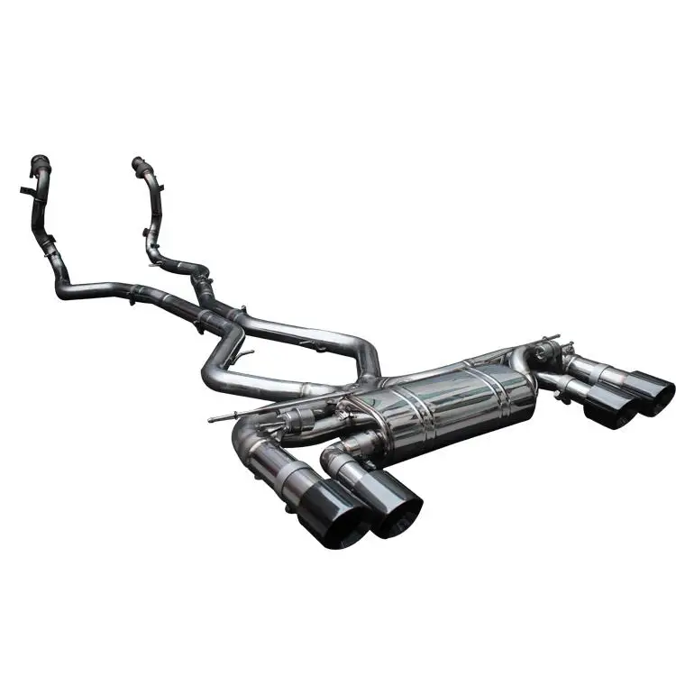 Stainless Steel high-performance Cat-back Exhaust Pipes with Downpipes for BMW X5M f86 X6M catback exhaust