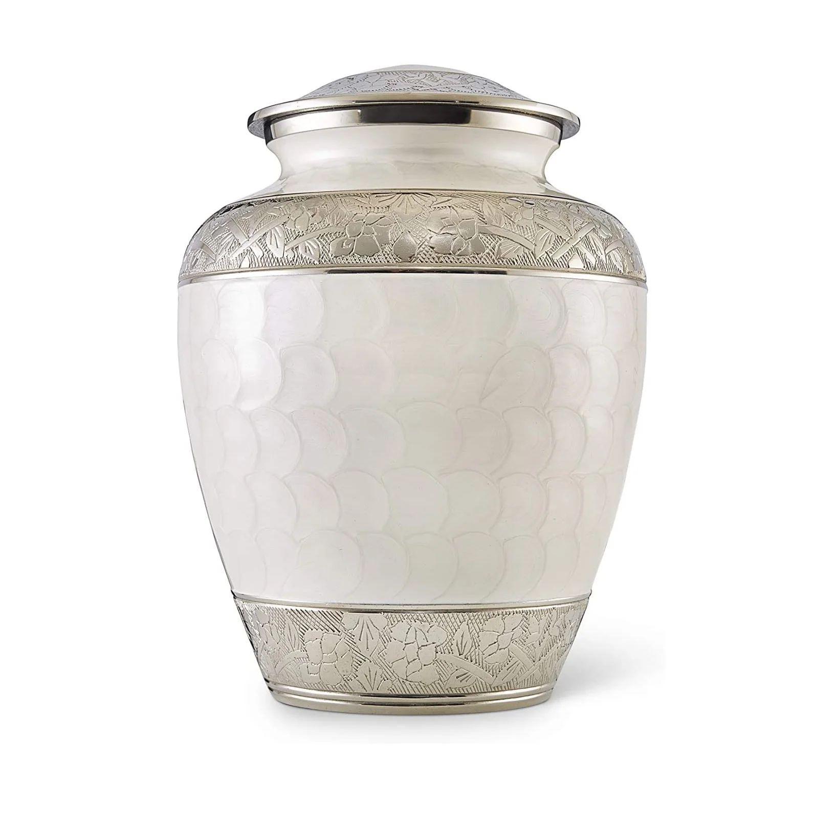 Shiny Finished Custom Keepsake Urns For Adults And Babies Wholesale Unique Human Cremation Ceramic Hand Urn