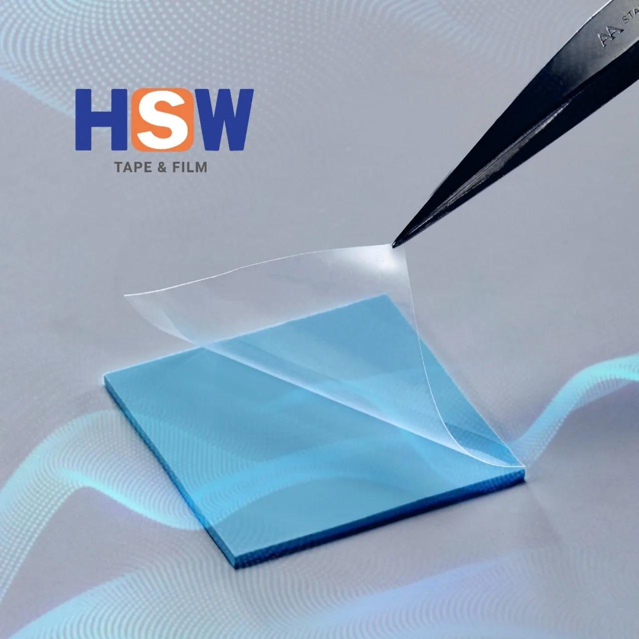 100um PET Dots Embossed Release Film for Thermal Pads