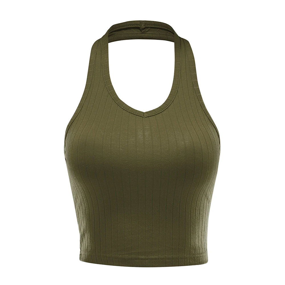 New Wholesale Women Fashion Custom Logo Print Shirt Sexy Ladies Summer Plain Tight Crop Tops Super Comfortable Sustainable