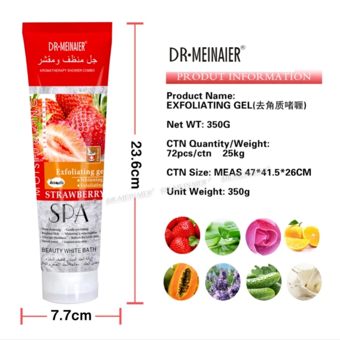 Gentle exfoliating eraser removes dead skin Facial Full body Deep Cleansing pores Tender Skin Scrub Gel
