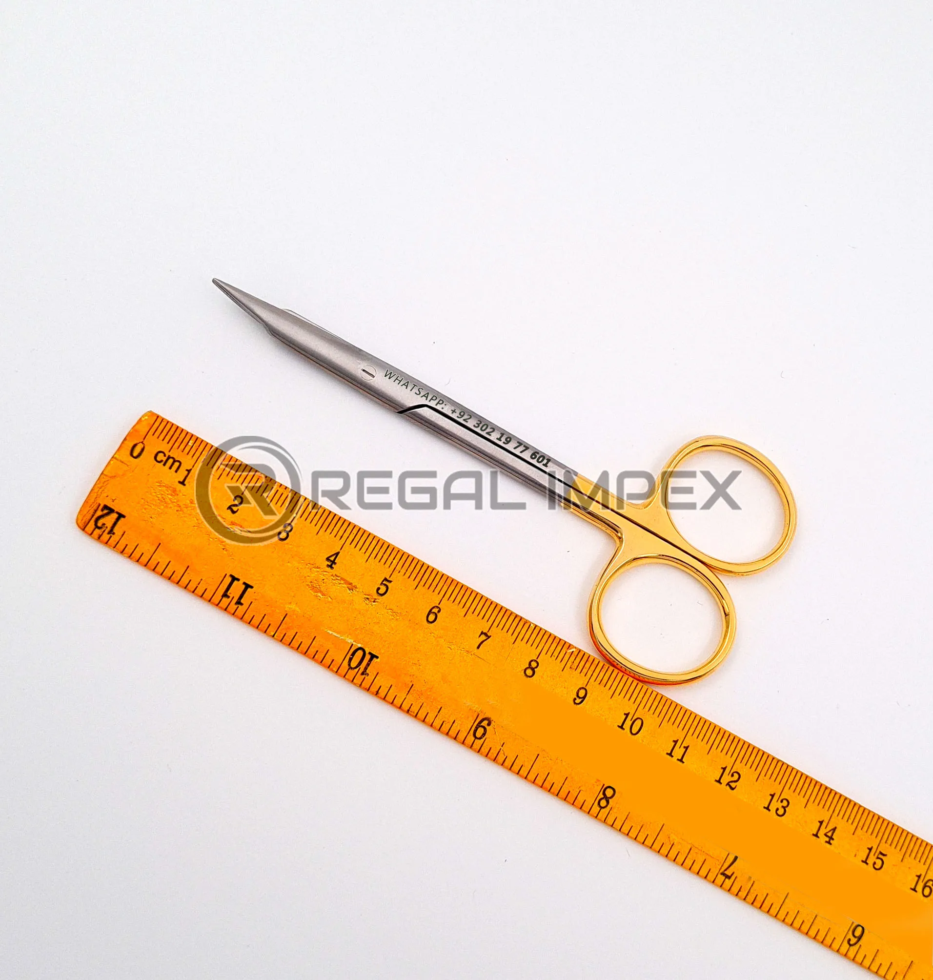 Рейнольдс Jameson ножницы на высоком каблуке 11 см изогнутые с тонкой округлые точек хирургической немецкая нержавеющая сталь OEM брендинг принято