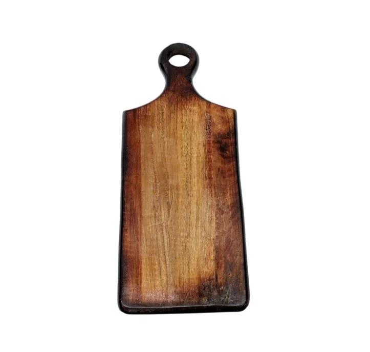 Wholesale Laser Logo Dark Light Kitchen Bulk Small Acacia Beech Walnut Olive Oak Teak Wood Chopping Cutting Board With Handle