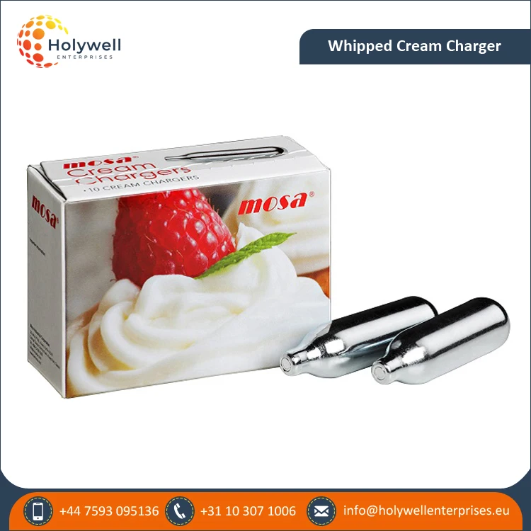 Top Selling Trader of Highest Quality Widely Used 7.8g and 8.5g Fill 10 Pack Exotic Mosa Brand Whipped Cream Charger