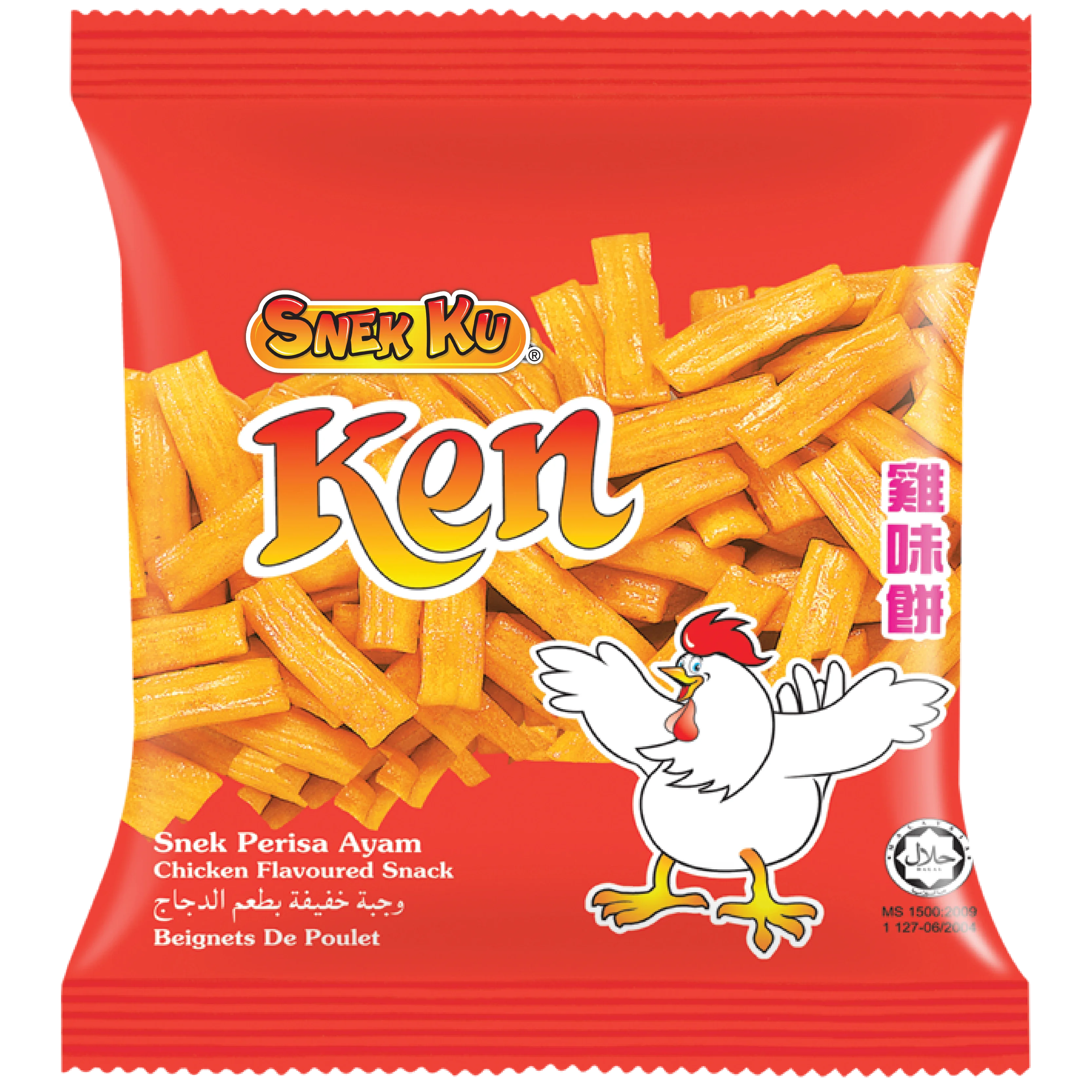 Hot Sale Snek Ku Flavoured Assorted Snacks (Tam-Tam / Mi-Mi / Ken-Ken / Pick Fine) Prawn Chicken Snacks Individual Pack