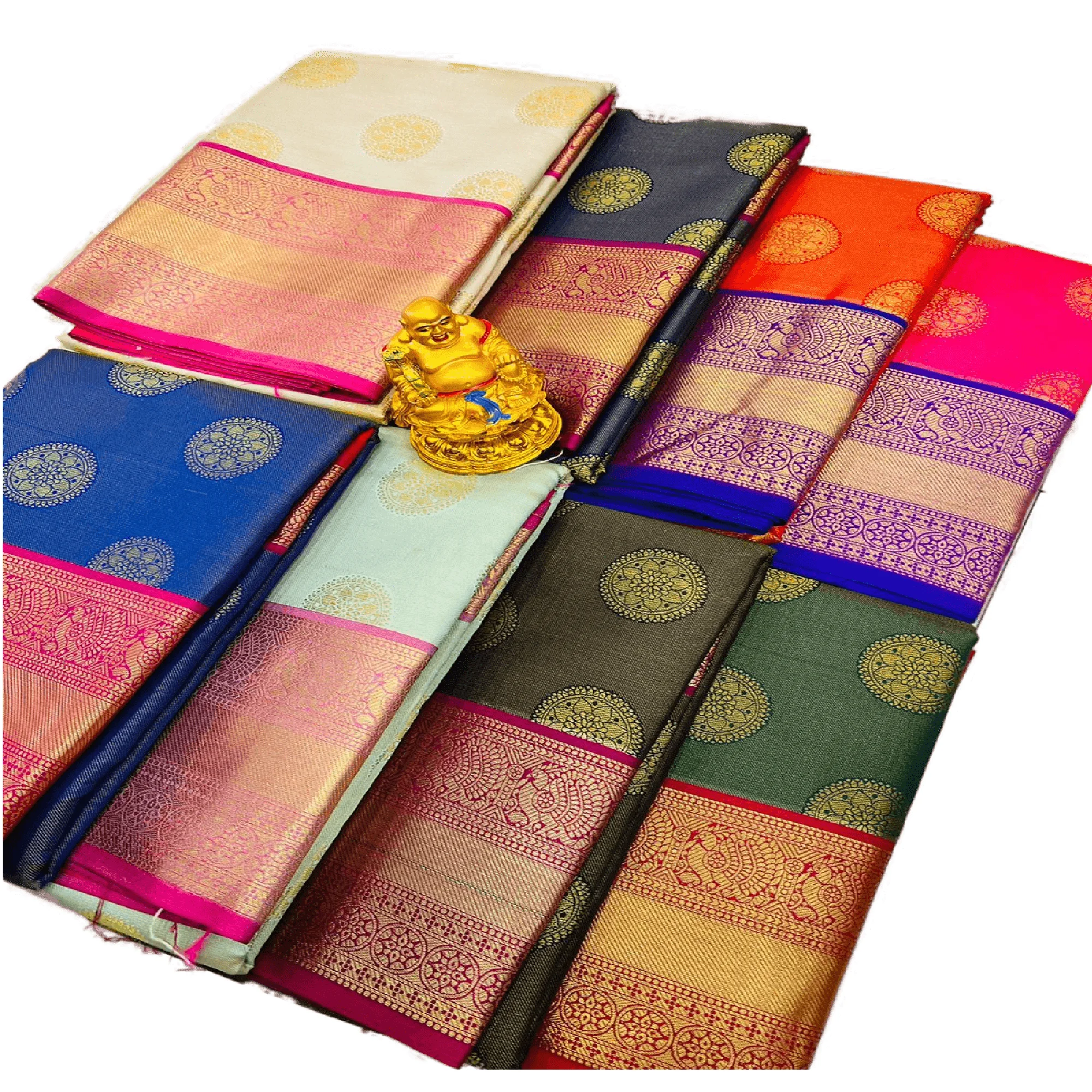 Indian Pakistani Wedding Wear Sarees South Indian Pure Silk Sarees Kanchipuram Handloom Weaving Silk Saree