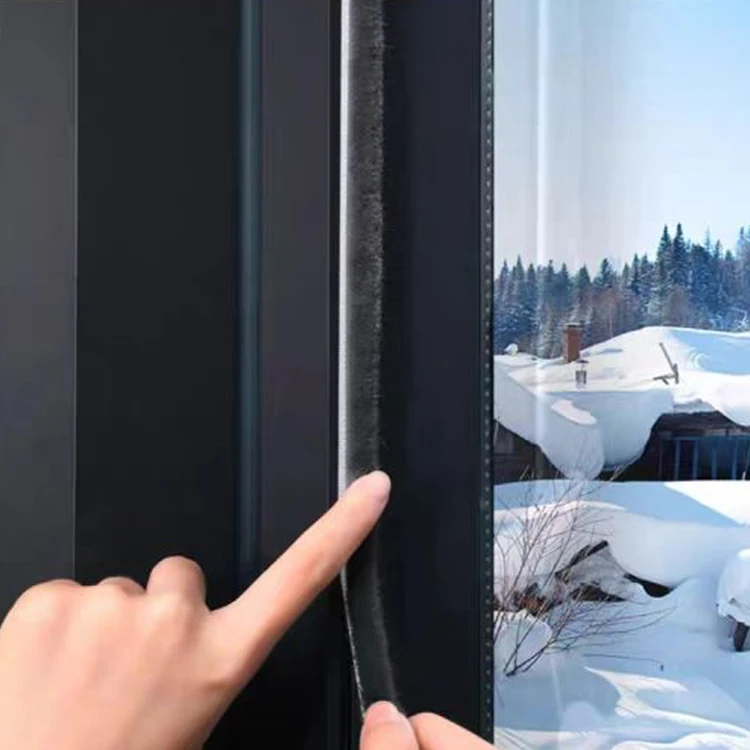 window &door seal strip 6x12 grey aluminium accessories Apposite pile weather stripping door seal strip